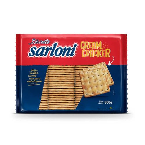 Biscoito Sarloni Cream Cracker 400g