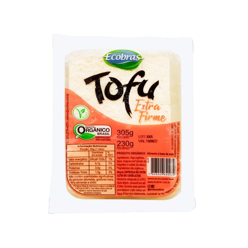 Queijo-Tofu-Organico-Vegano-Extra-Firme-Ecobras-230g