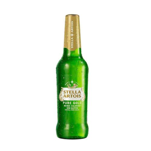 Cerveja Stella Pure Gold Long Neck 330ml