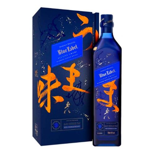 Whisky Escocês Johnnie Walker Blended Blue Label Elusive Umami Garrafa 750ml