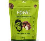 Snack Vegano em Cubos Popai Castanha Do Baru Zip Lock 50g