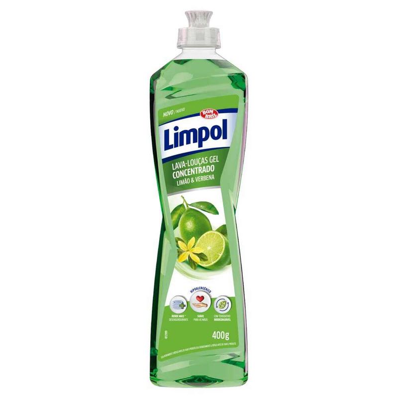 Detergente-para-Loucas-Gel-Concentrado-Limpol-Limao-e-Verbena-400g