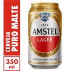 Cerveja Amstel Lager Puro Malte Lata 350ml