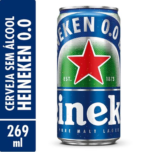 Cerveja Heineken Zero Álcool Lata 269ml