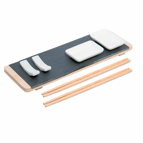 Conjunto 7 Peças para Sushi de Bambu Kobe Lyor