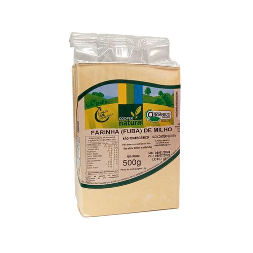 Farinha de Milho Orgânica Coopernatural 500g