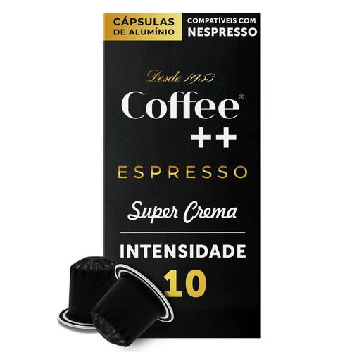 Cápsulas de Café Coffee ++ Espresso Super Crema Caixa com 10 Unidades
