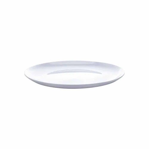 Prato para Sobremesa de Melamina Milão Branco Lyor 18cm