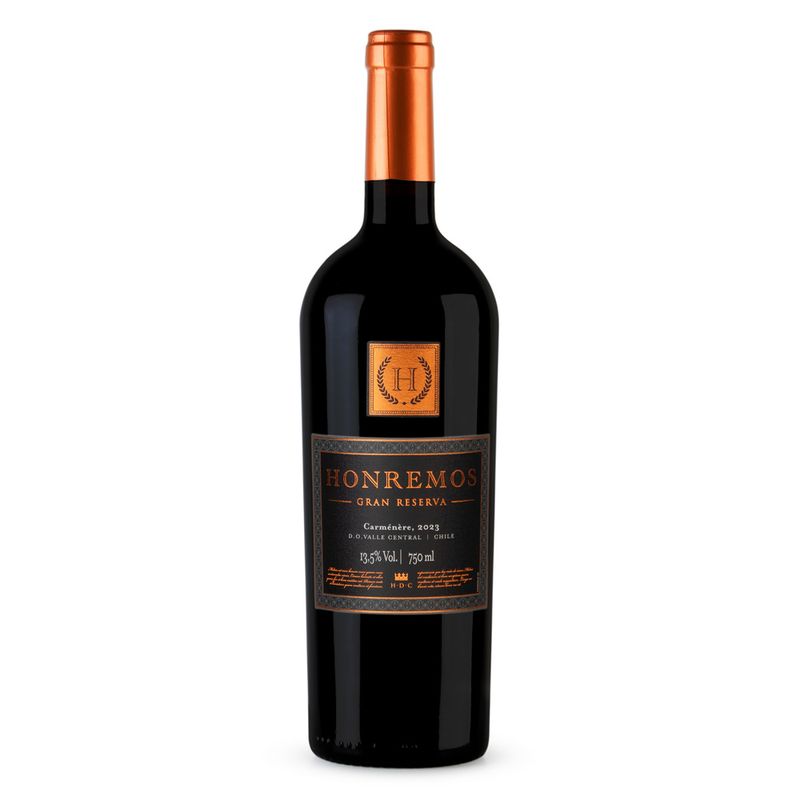 Vinho-Tinto-Chileno-Carmenere-Gran-Reserva-85--Honerem-Garrafa-750ml