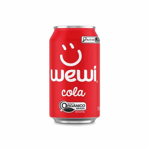 Refrigerante Especial Orgânico Wewi Cola Lata 350ml
