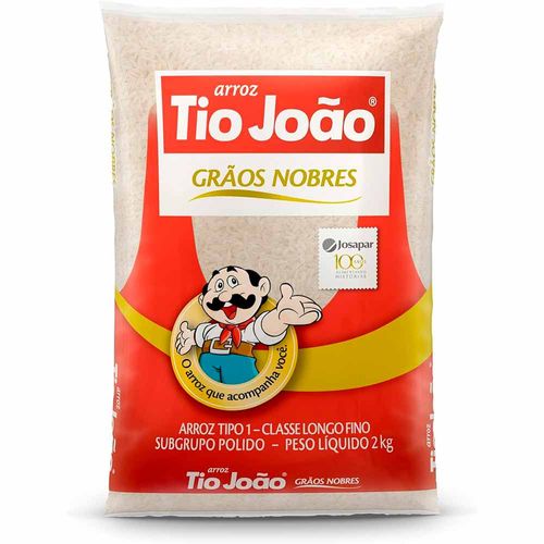Arroz Branco Tio João 2kg