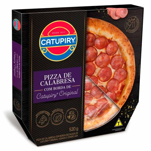 Pizza Artesanal Catupiry Calabresa 520g