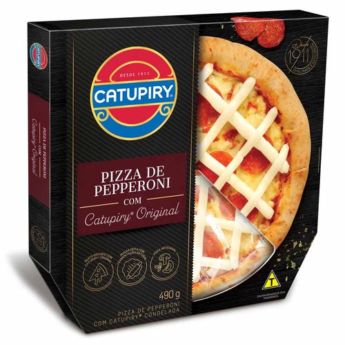 Pizza Artesanal Catupiry Pepperoni 490g