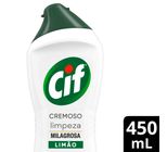 CIF Cremoso Limpeza Milagrosa Limão 450 ml