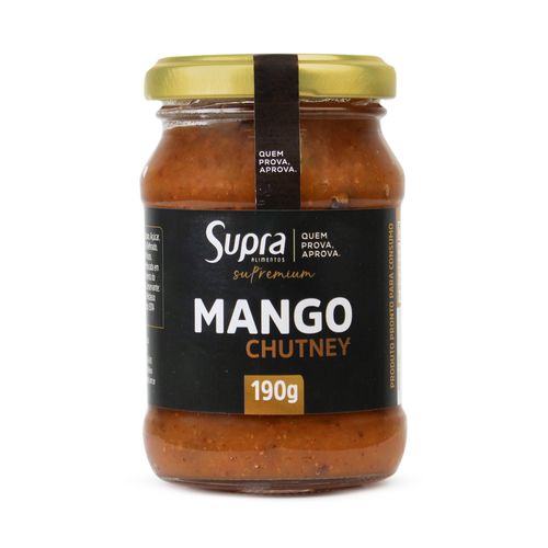 Molho Mango Chutney Supra Vidro 190g