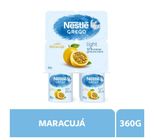 Iogurte Light Nestlé Grego Maracujá Bandeja Com 4 Unidades 360g