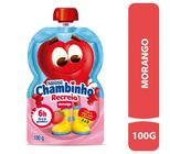 Iogurte Parcialmente Desnatado Morango Chambinho Recreio Squeeze 100g