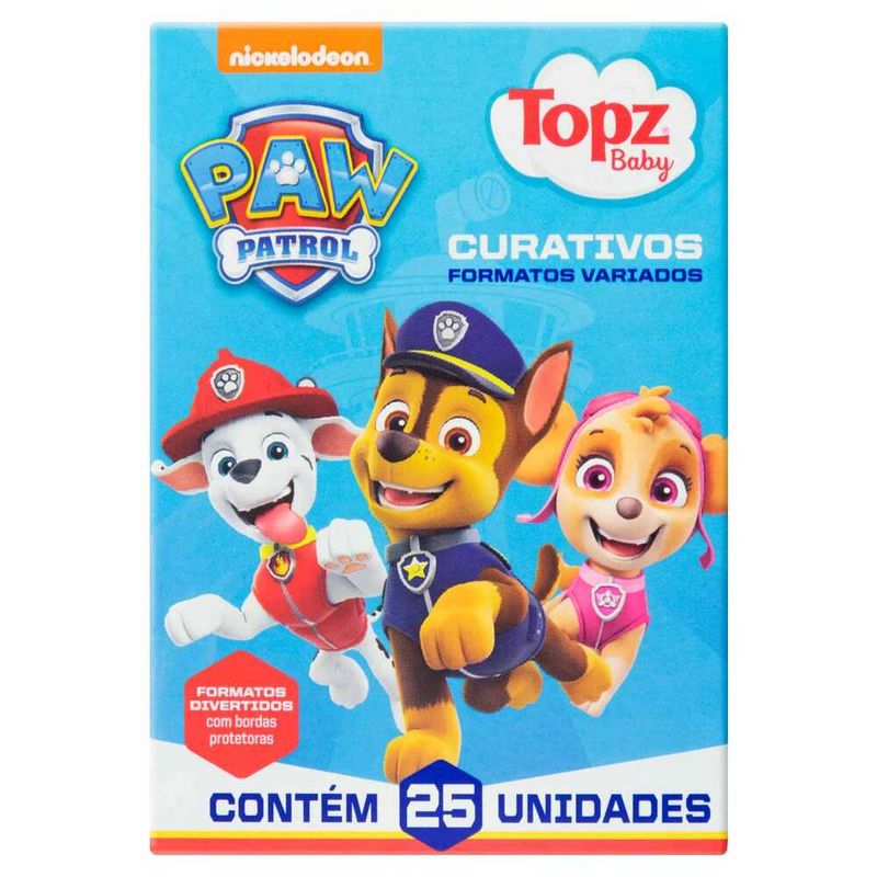 Curativos-Patrulha-Canina-Chase-Top-Cremer-25-Unidades