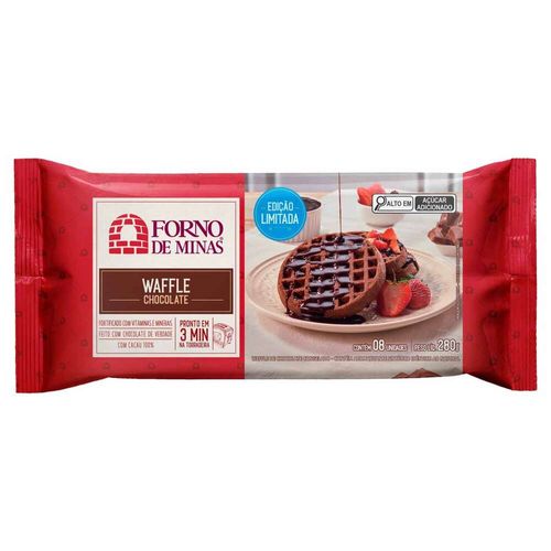 Waffle Forno de Minas Chocolate 280g