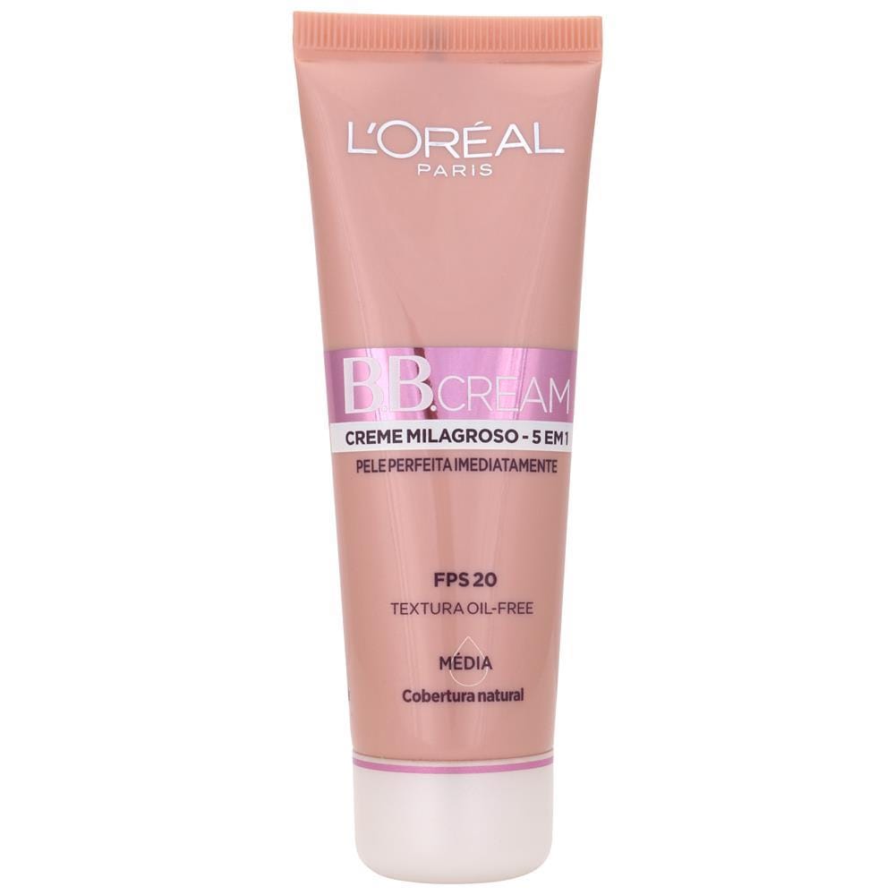 Base BB Cream L'Oréal Paris Médio 50ml - Zona Sul