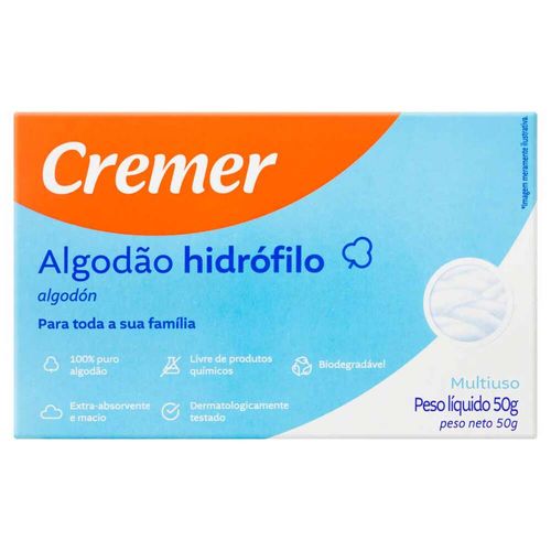 Algodão Cremer Caixa 50g