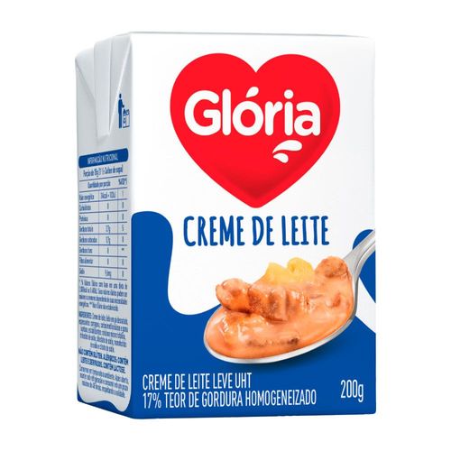 Creme De Leite Glória Tetra Pak 200