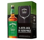 Kit Whisky Jack Daniels Apple 1L + Taça