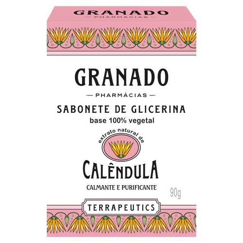 Sabonete Vegetal Glicerinado Granado Terrapeutics Calêndula 90g
