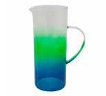 Jarra de Vidro Palm Springs Degradê Verde Fracalanza 1,2L