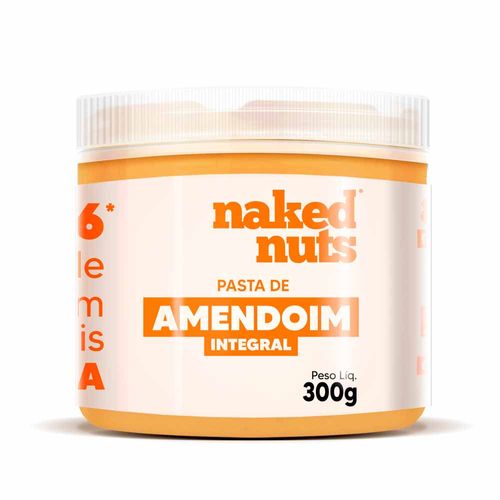 Pasta de Amendoim Nacked Nuts Integral 300g