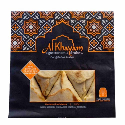 Mini Esfiha de Frango com Requeijão AlKhayam 250g