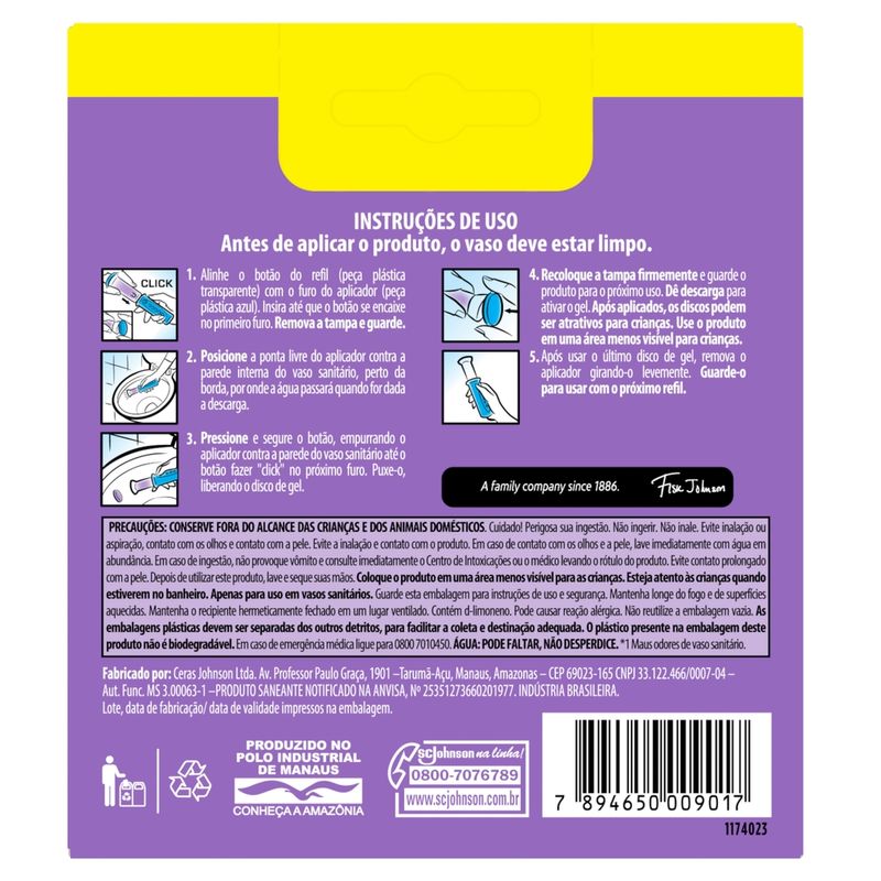 Detergente-Sanitario-Gel-Adesivo-Lavanda-Pato-38g-Cada-2-Unidades-Gratis-50--de-Desconto-no-Segundo-Refil