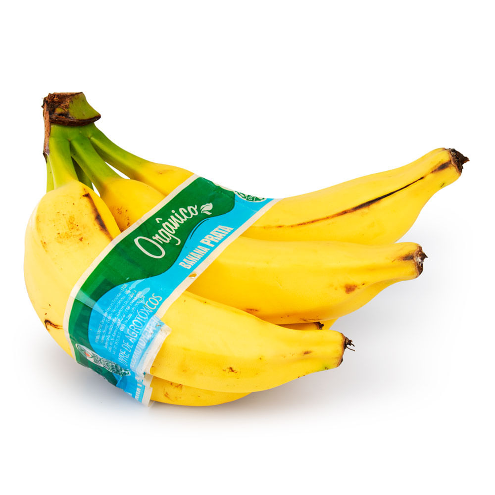 Banana Prata Orgânica 800g - Zona Sul