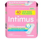 Absorvente Intimus Protetor Diário Indicador de Troca 40 Unidades