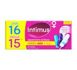 Absorvente Interno Intimus® Discreto Médio - 16 un