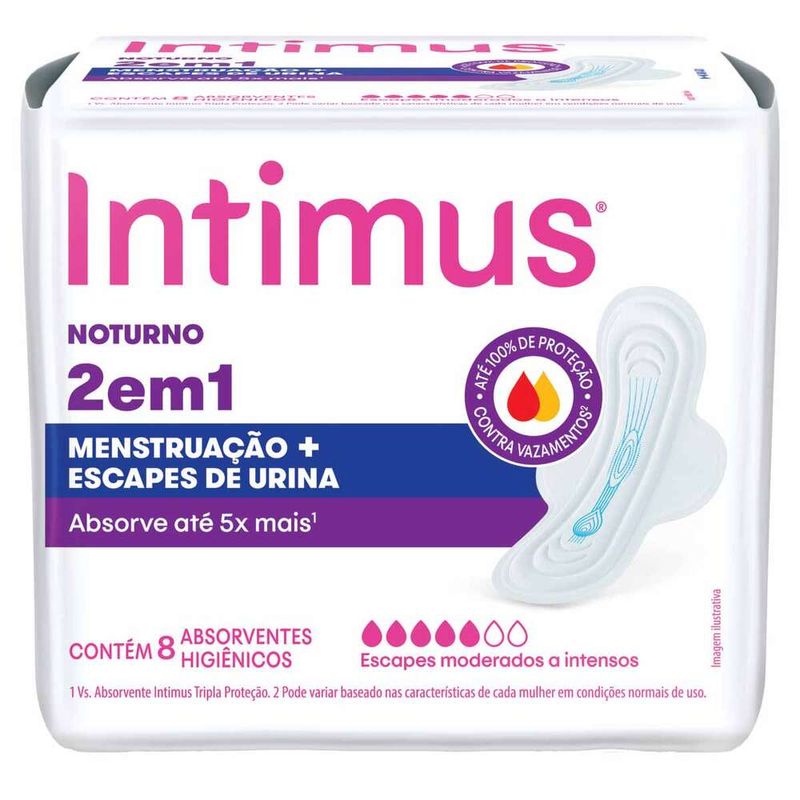 Absorvente-Intimus-Noturno-2-em-1-Com-Abas-8-Unidades