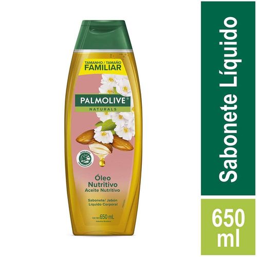 Sabonete Líquido Óleo Nutritivo Palmolive Naturals 650ml Tamanho Família