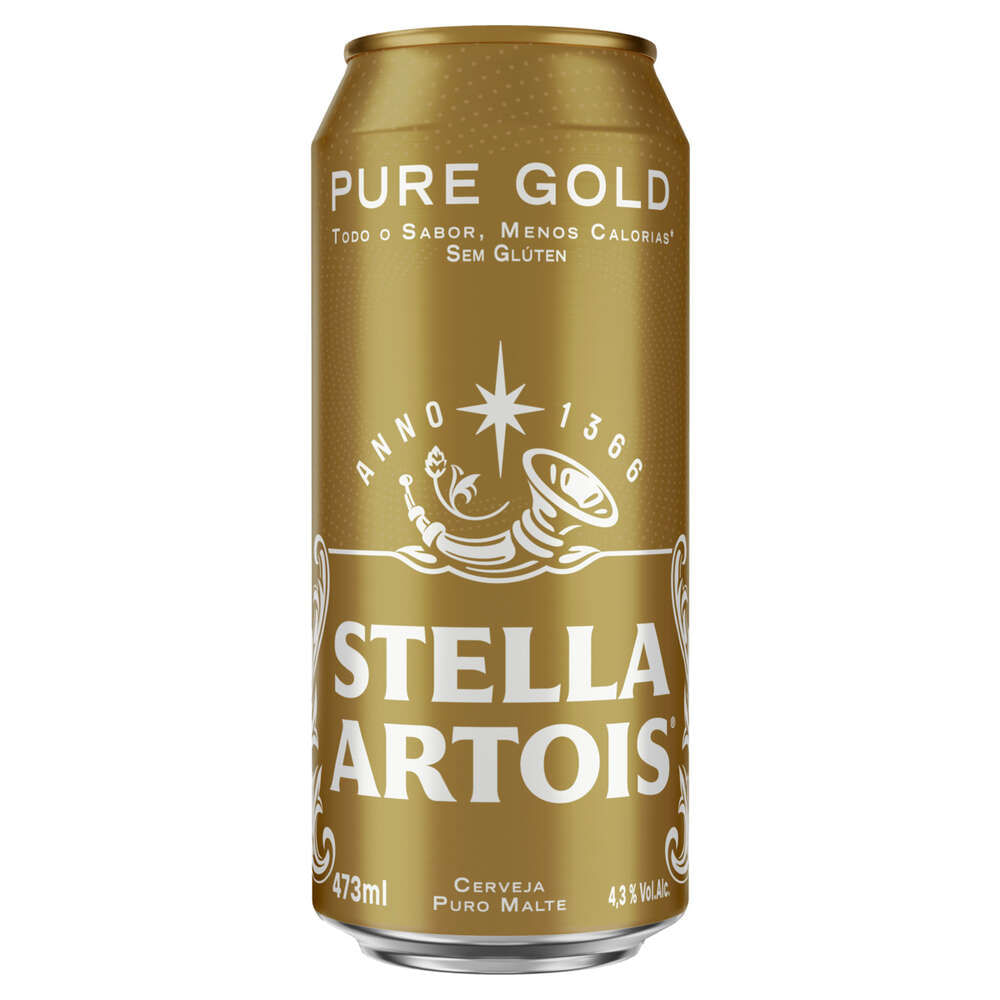 Cerveja Stella Pure Gold Lata 473ml - Zona Sul