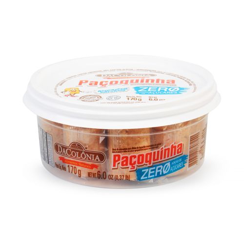 Paçoca Rolha Zero Açúcar DaColônia 170g