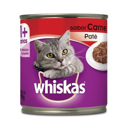 Ração para Gato Whiskas Carne Lata 290g