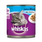 Racao-para-Gato-Whiskas-Atum-ao-Molho-Lata-290g