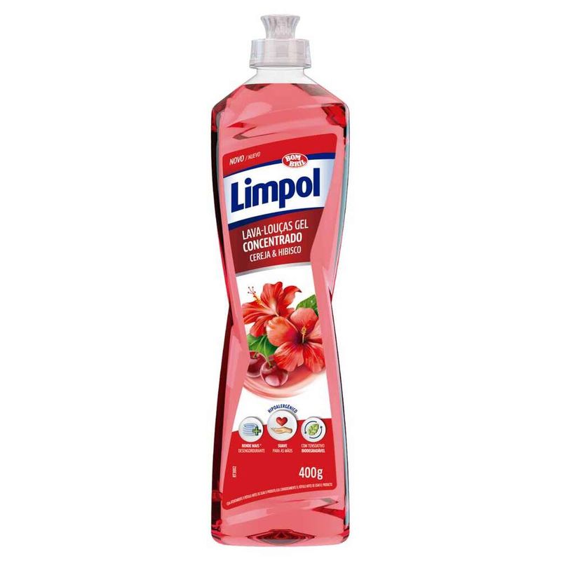 Lava-Loucas-Concentrado-em-Gel-Limpol-Cereja---Hibisco-400ml