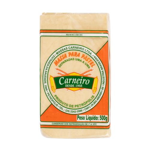 Massa para Pastel Carneiro Quadrada 400g