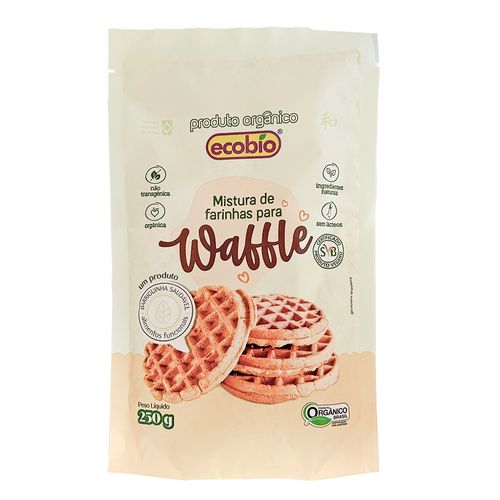 Mistura de Farinha para Waffle Ecobio Orgânica 250g