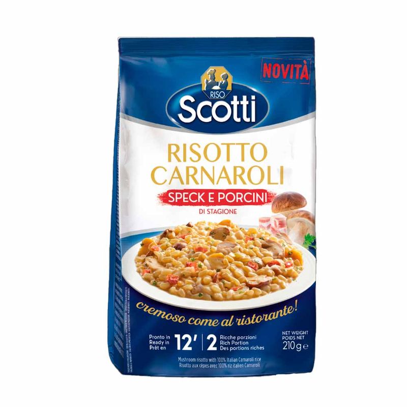 Risotto-Italiano-Carnaroli-Speck-e-Porcini-Riso-Scotti-210g