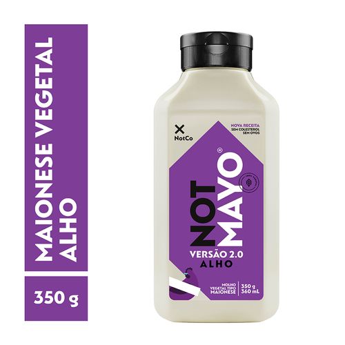 Molho Vegano Not Mayo Alho 350g