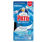 Desodorizador Sanitário Pato Gel Adesivo Refil Marine 6 unidades