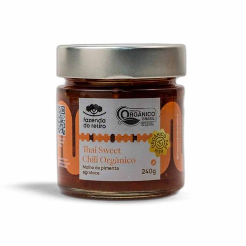 Molho Thai SweetChili Orgânico Fazenda do Retiro 240g