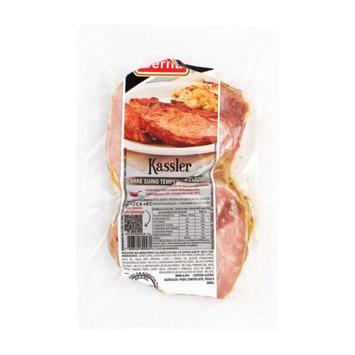 Carré Suíno Kassler Temperado e Cozido Berna 500g
