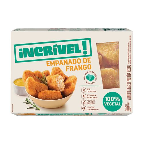 Empanado de Frango Incrível 100% Vegetal 300g